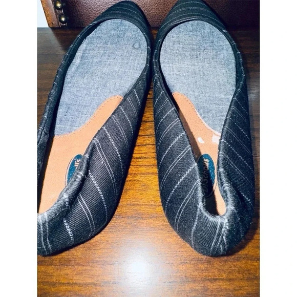 Dr. Scholl's Women's Ballet Flats Navy Pinstripe Size 7 M US Cushioned sole - Picture 3 of 7
